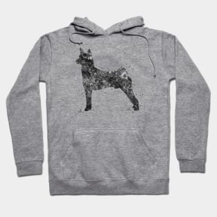 Basenji dog black and white Hoodie